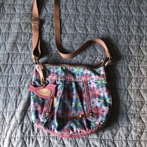 Fossil cloth crossbody